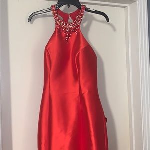 Red formal dress - pink paparazzi